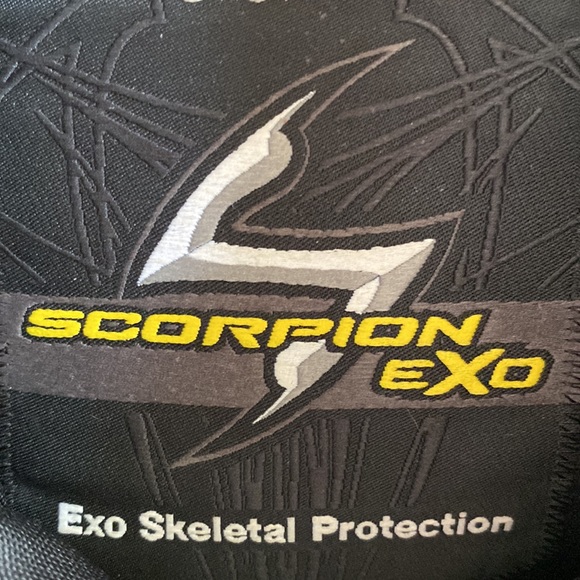 SCORPION EXO MENS BLACK MOTORCYCLE REMOVABLE LINER for jacket size M - Picture 13 of 14
